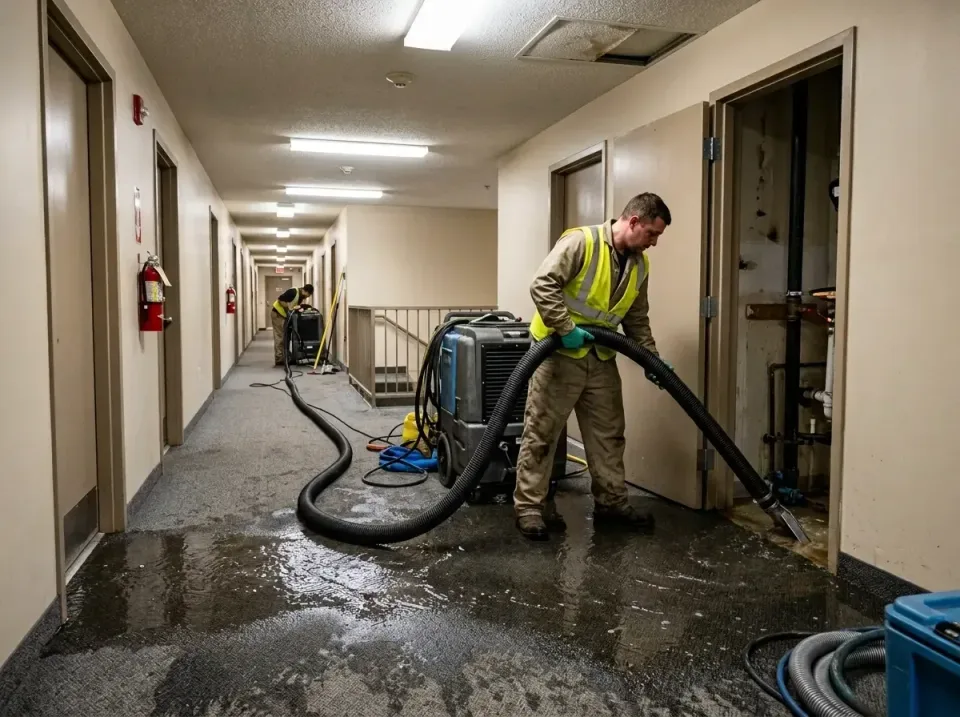 multi-unit-apartment-hallway-f-005 — frequently asked questions, Emergency Burst Pipe Water Extraction & Removal in Cedartow…